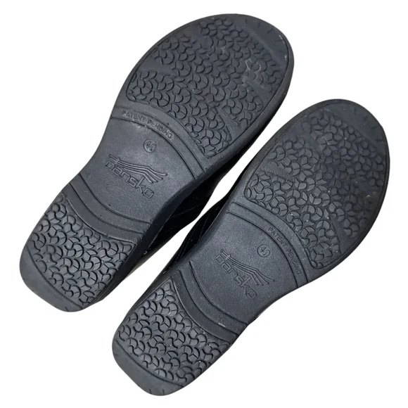 Dansko Black Professional Slip-On Clogs Size 40 Wide EU - Picture 13 of 16